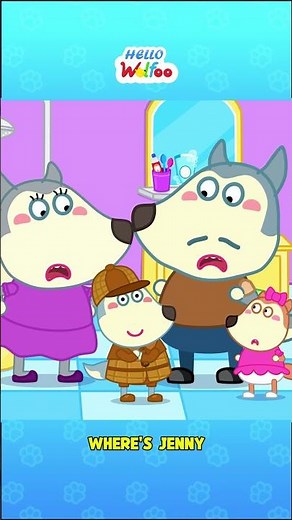 Detective Wolf Solves Bath Flooding! 🕵️🛁 Who Forgot the Faucet? | Kids Learn Safety #shorts