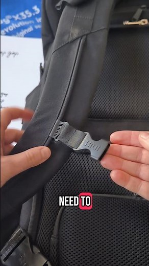 how to remove or replace a chest strap on a backpack. this is RiutBag X35.3 - link in bio