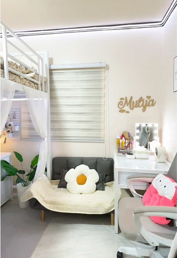 Finally! My dream loft bed room. Thank you, Lord! 🥹🤍 #loftbed #room #roomrenovation #roomdecor #RoomTour #renovation #dreamroom #loftbedroom #loftbedphilippines #ph #philippines