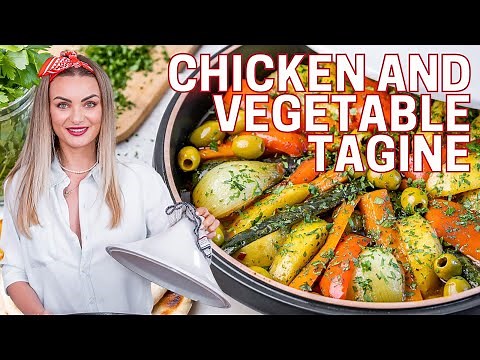 Moroccan-Inspired Chicken and Vegetable Tagine – Easy Chicken Tagine Recipe – Blondelish