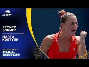 Zeynep Sonmez vs. Marta Kostyuk Full Match | 2025 US Open Round 2