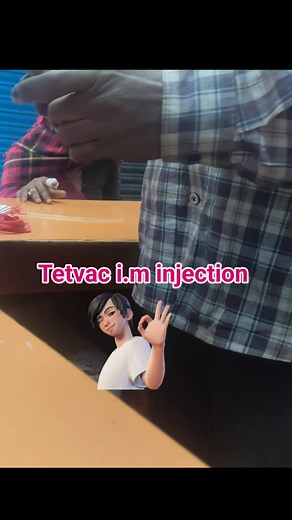 Arm Tetvac injection i/m push #shortvideo #intramushcularinjection #viralreel #tetvacinjection #facbookreel. | Randhir Kumar Nu