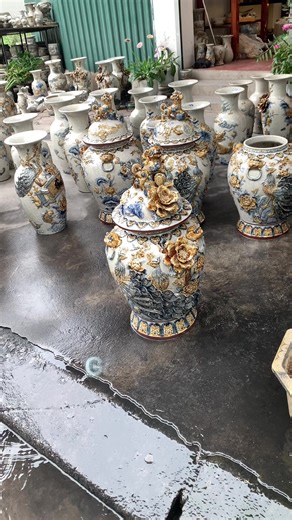 Hàng trả khách #gomsuhaanh #trangtrinhacua #gomsubattrang #tet #lucbinhbattrang