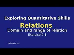 Relations & Functions Made Easy | Exploring Quantitative Skills 9.1 | Complete Guide
