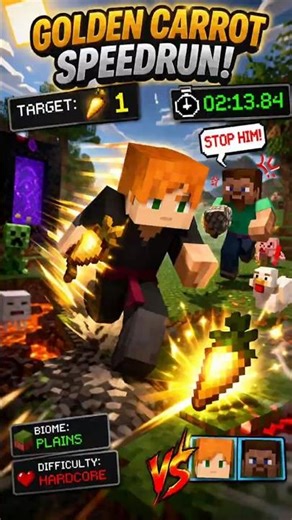 Speedrunning on Golden Carrot While My Friend Hunts Me # speedrun