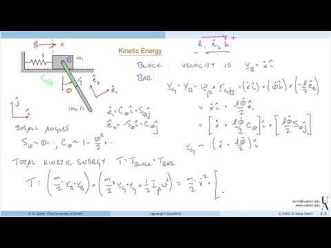 UA - MECE 431: Lagrange's Equations, Example