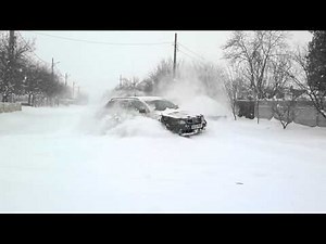 Audi A4 B5 1.9 tdi AFN 110 HP Quattro torsen snow test.