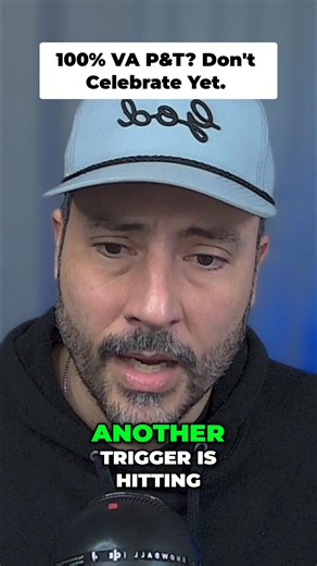 Getting 100% P&T unlocks benefits like CHAMPVA and commissary access. More benefits = more data. The VA verifies accuracy before moving forward with payments and decisions. They follow the money to ensure everything is up-to-date. #VABenefits #Veterans #MilitaryBenefits #CHAMPVA #PTRating | Military Insider Show