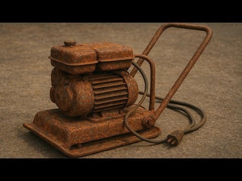 Bringing Life Back to the Forgotten: Complete Restoration of an Old Electric Concrete Vibrator