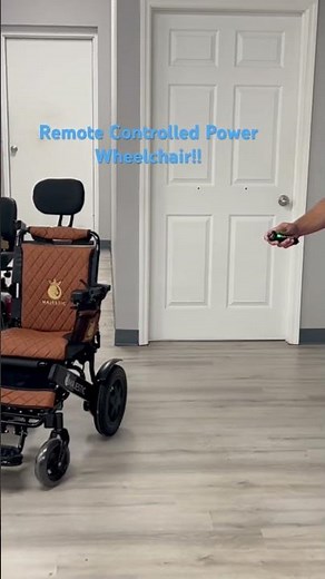 Control your power wheelchair with a handheld remote #allstarmedical