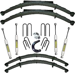 RealTruck SUPERLIFT SUSPENSION 6" Lift Kit for Chevy Suburban/K20 | Complete Lift Kit with Front & Rear Shadow Series Shocks | K442 | Fits 1973-1991 Chevrolet 3/4 Ton Suburban / K20 4WD