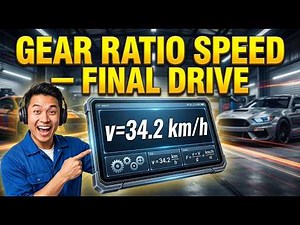 Gear Ratio Speed — Final Drive Calculator — How to Use It | Engineering Tool