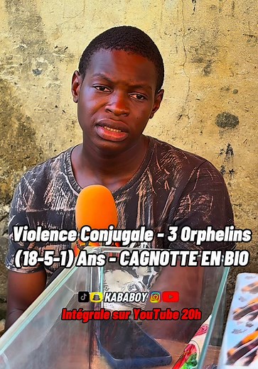 Antwort auf @michelengach VIOLENCE CONJUGALE. Résultats: 3 Orphelins. Histoire complète sur YouTube : KABABOY - https://youtube.com/@kaba_boy_00 Cagnotte sous ce lien: https://linktr.ee/kaba_boy Alternatives au lien: MTN (KEVIN YAMAPI): *126*14*652284657*montant# ORANGE (KEVIN YAMAPI): #150*46*1107663# PayPal: info@kababoy.com
