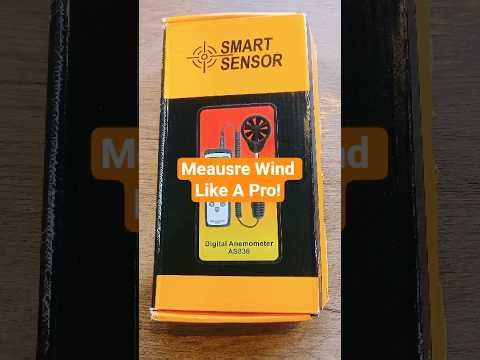 AS836 Smart Sensor Anemometer | Measure Wind Speed & Temperature Like a Pro 🌪️