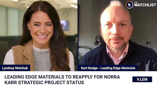 Leading Edge Materials With CEO, Kurt Budge