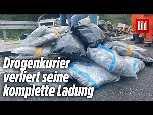 Hessen: Drogenkurier verliert 135 Kilo Gras, weil er aufs Klo musste