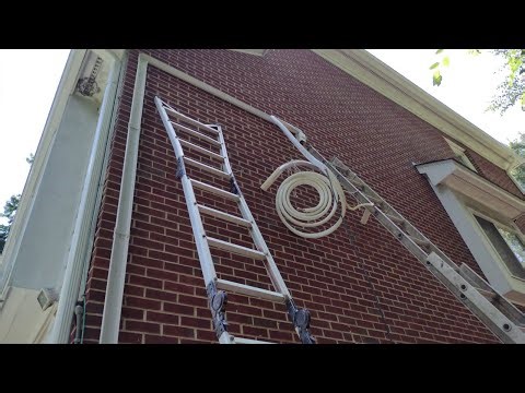 DIY Mini-Split Installation on Second Story, Brick Wall, on Concrete Pad