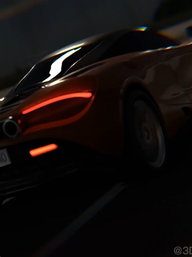 Mclaren 720S Realistic Animation #blender #blender3d #mclaren #mcalren720s #like #follow