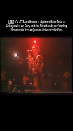 #TBT It’s 1978, and here’s a clip from Rock Goes to College with Ian Dury and the Blockheads performing ‘Blockheads’ live at Queen’s University Belfast. Ian Dury and the Blockheads’ highly energetic set was broadcast and recorded on tape at Queen’s on 3 February 1978, following the release of New Boots & Panties!! the previous year. #iandury #ianduryandtheblockheads #blockheads #rocknroll #belfast #newwave | Ian Dury (and the Blockheads)