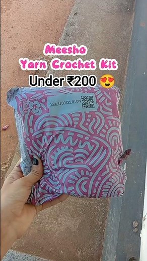 Crochet Yarn Kit for Beginners ₹200 worth it ?🧶 | What I Use