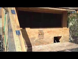 Racing Pigeons on a small scale Young Birds Loft: how to build a simple loft