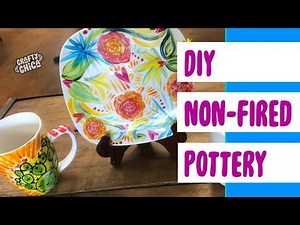DIY Painted Pottery Without a Kiln