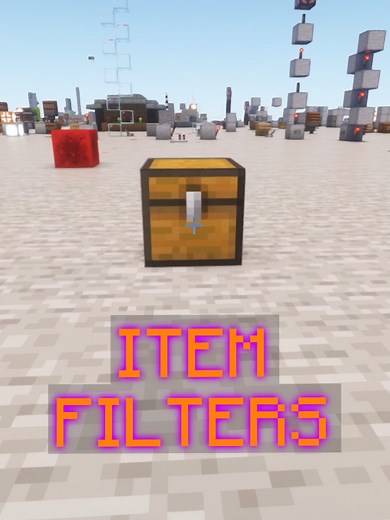 Minecraft Redstone Tutorial: Simple Item Sorting System