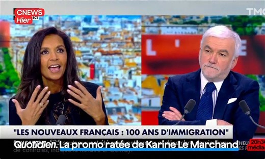 20h30 Médias : Karine Le Marchand accusée de racisme après ses propos polémiques sur CNEWS