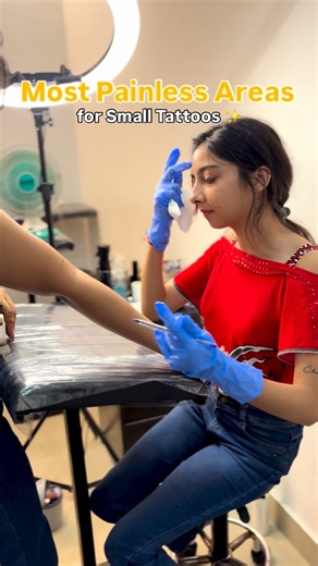 BHOOMI AGARWAL on Instagram: "SMALL TATTOO PLACEMENT GUIDE Where It Hurts Least (and Looks Best) ➡️Save this for your next tattoo . #tattoo #tattooedgirls #tattoodesign #tattooist #inkedup #tatuagem #tattooing #instatattoo #tattoogirl #tatuaje #blackandgrey #moradabad #girlstattoo"