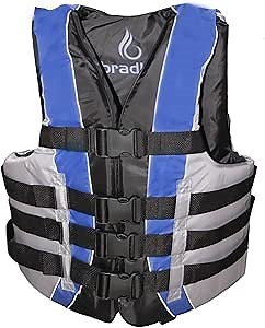 Bradley Life Jackets for Adults | Marine Life Vests for Adults | Coast Guard Approved Flotation for Fishing and Hunting Waterfowl | Wakeboard Close to Shore Ocean Kayak Life Vest