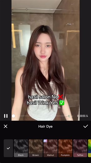 Hasil Salon yang Perfect dengan Wink App
