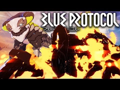 BLUE PROTOCOL | 20-Player Raid Boss | Aegis Fighter / Mage POV