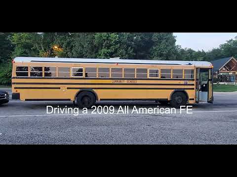 Driving a 2009 Blue Bird All American FE [Cummins]