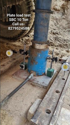 Plate load test | PLT | Soil capacity test.
