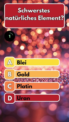 Heaviest natural element?