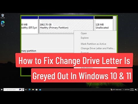 How to Fix Change Drive Letter Is Greyed Out | External Drive Does Not Show Up Windows 10 and 11