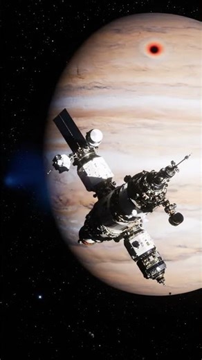 Deep Space Probe Near Jupiter in 4K Cinematic De #nasashorts #cosmicexploration #nasa #spacetravel