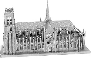 Metal Earth Fascinations Premium Series Notre Dame Cathedral 3D Metal Model Kit