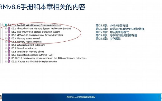 ARM64体系结构与编程 - 第15课 ARM64内存管理MMU 预览片
