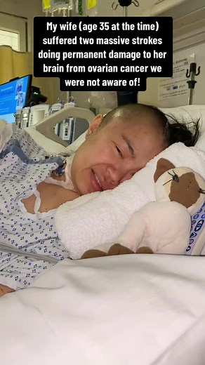 2.4M views · 75K reactions | My wife (age 35 at the time) suffered two massive #strokes doing permanent damage to her brain from #ovariancancer we were not aware of #fyp #reelsfb #reelsviralシ | Thededicatedcaregiver | Facebook