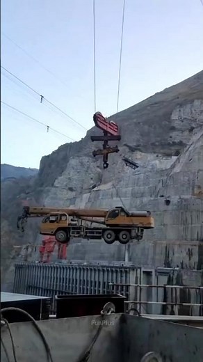 China’s Python Dam: Where Trucks Literally Fly in the Air #shorts #ChinaDam #PythonDam