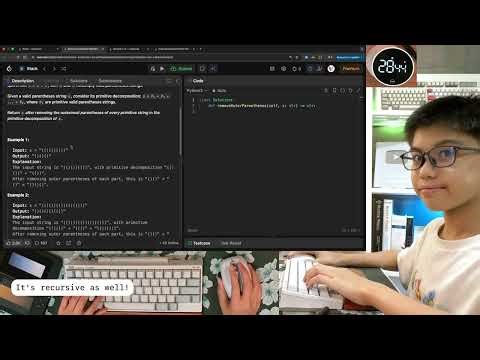 LeetCode | Python | HHKB Type-S | 40 min real time | no talking | EP-49