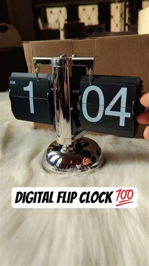 Vintage Digital Flip Clock For Decorations Computer Table