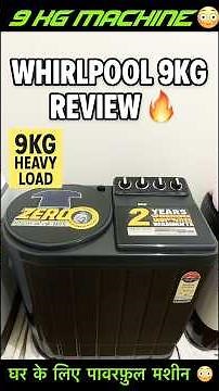 😳 Whirlpool 9KG Washing Machine Unboxing | Kya Yeh Lena Chahiye? Real User Review #shorts