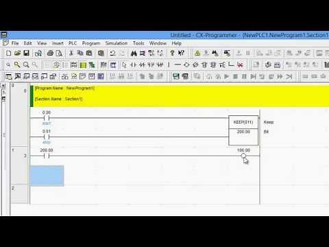 Cx Programmer KEEP Instruction