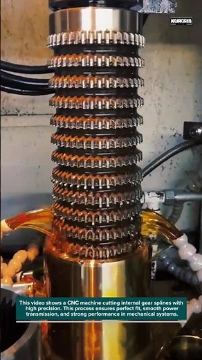 Gear Cutting Process on CNC Machine | High Precision Spline Machining