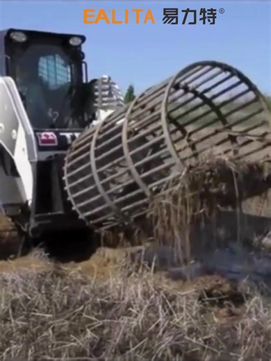 💪 The Rock Picker hydraulic rotary attachment for skid steers scoops and spins rocks and debris, letting dirt fall through while collecting larger material. Save time & labor on every jobsite 🌱🤘 https://www.ealita.com/skid-steer-rotary-rock-picker-attachment_p92.html . . . #RockRemoval #HeavyDutyTools #Agriculture #SkidSteer #skidsteerattachment | Longyan Ealita Machine Manufacture Co., Ltd