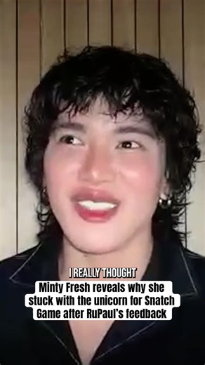 Minty Fresh reveals why she didn’t change her #SnatchGame character 🤔 #DragRace #DragRaceUK #fyp