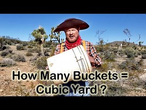 How Many Buckets in a Cubic Yard ??