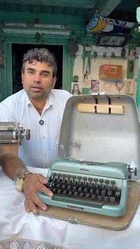 Ancient Writing Machine – Still Functional After So Many Years 😳 #ytshorts #shorts